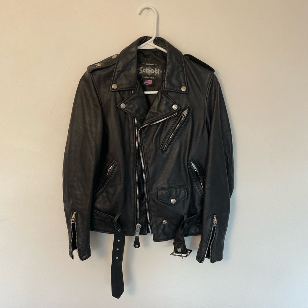 Schott Vintage Leather Motor Jacket 613